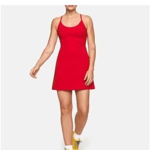 NWT! Outdoor Voices Red Exercise Dress XS! Gorgeous red! Sold out! $100